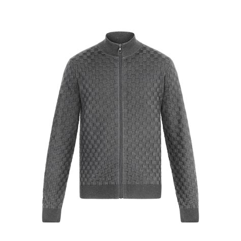 LVSE Damier Signature Zipthrough Cardigan 